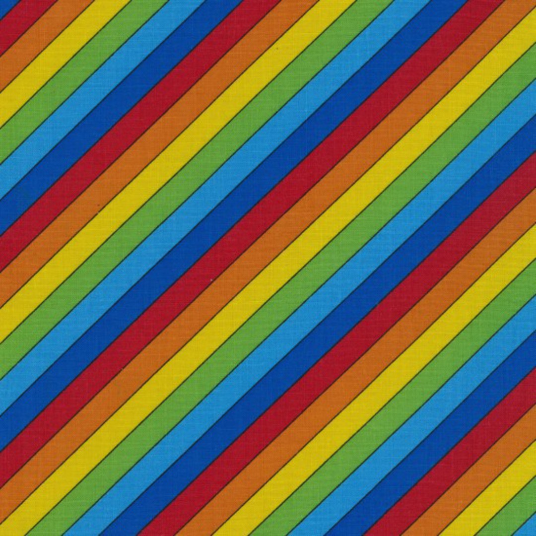Rainbow Stripe Fat Quarter image 0
